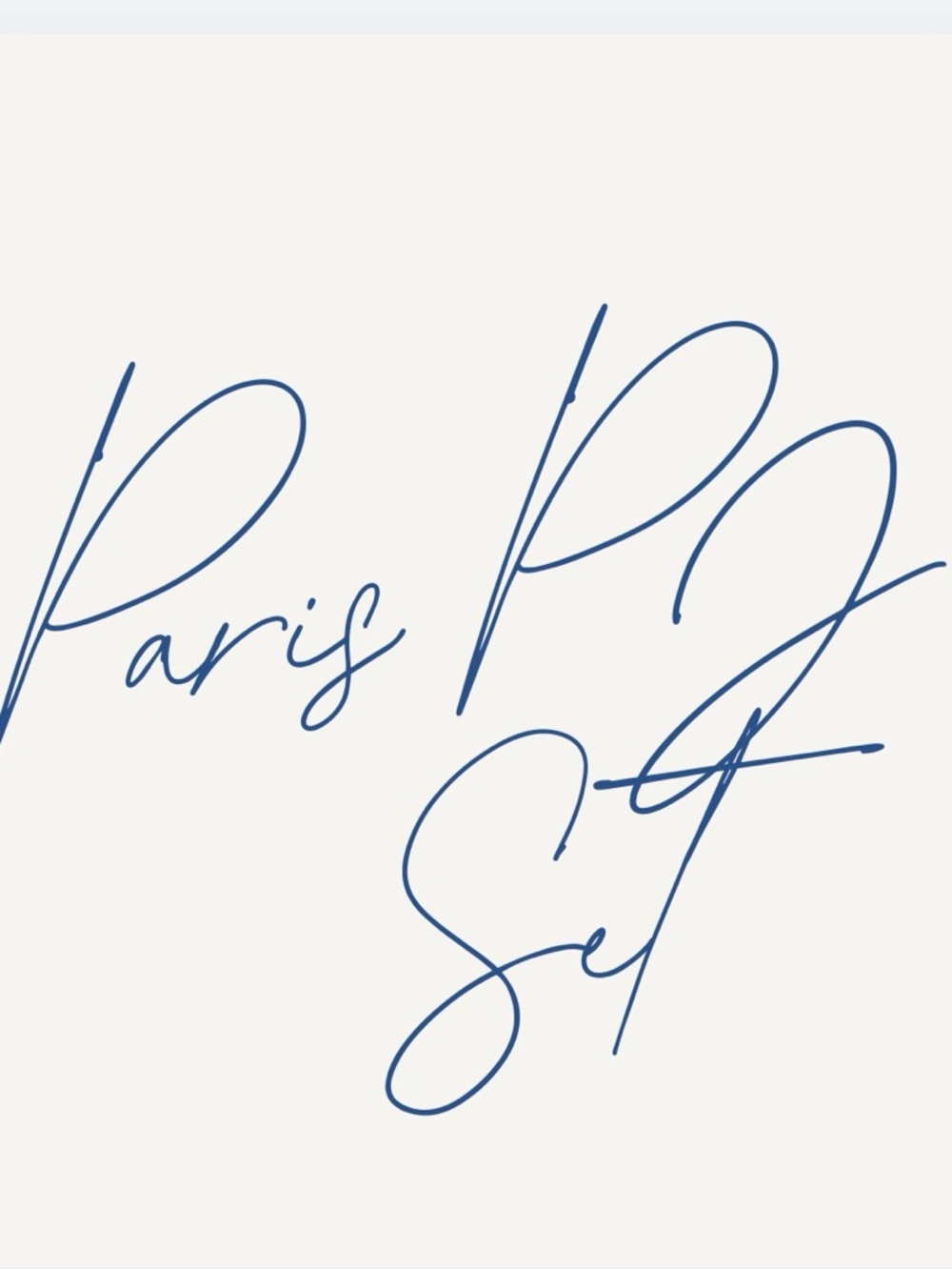 Paris 2 Piece PJ Set